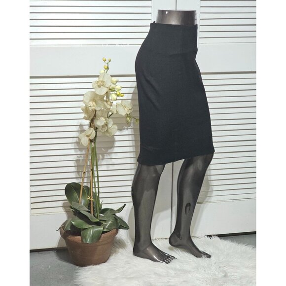 Spanx Women’s The Perfect Black Pencil Skirt Ponte Stretch  Size Medium 2886 - Picture 3 of 14